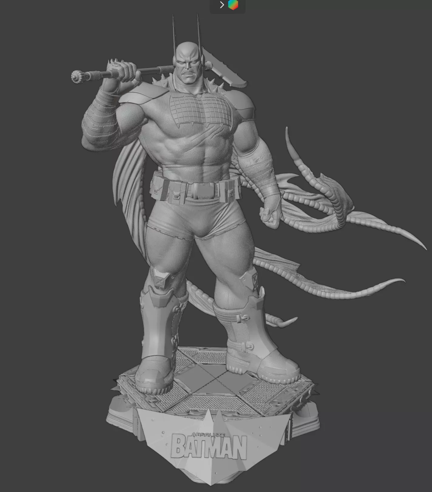 Batman Absolute 3d model for 3d printing STL 3D print model_1