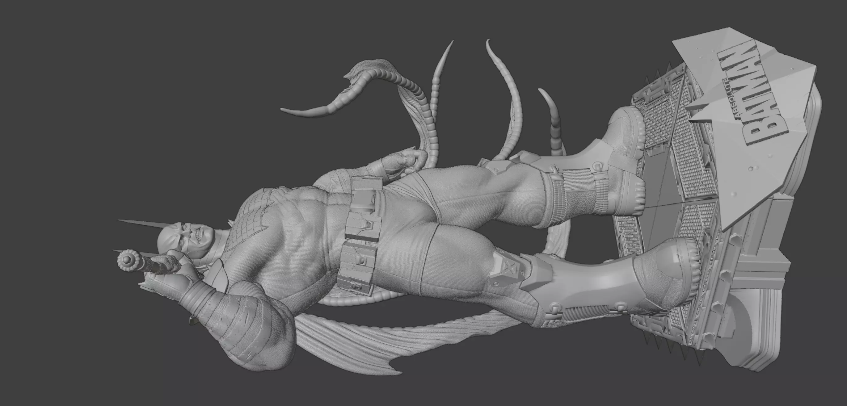 Batman Absolute 3d model for 3d printing STL 3D print model_3