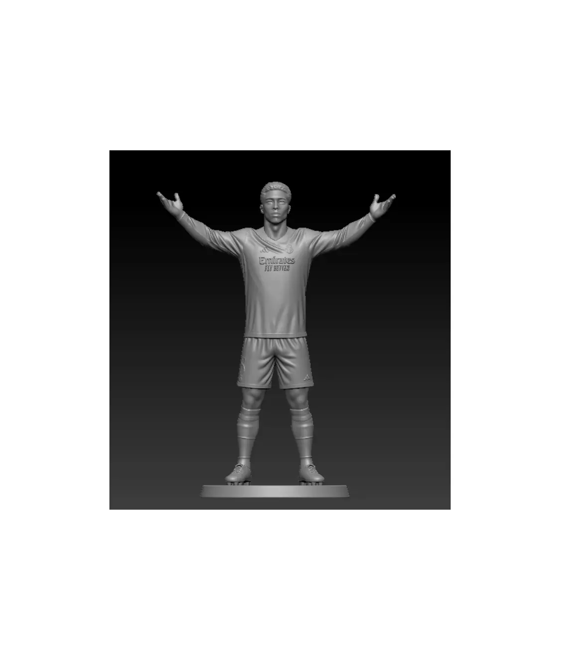Jude Bellingham Celebration Pose  Football Figure 3D print model_0