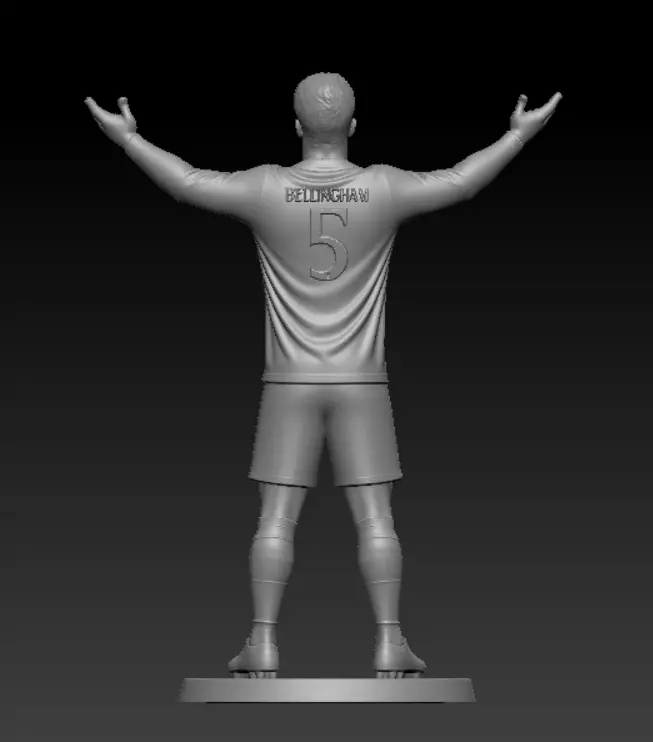 Jude Bellingham Celebration Pose  Football Figure 3D print model_4