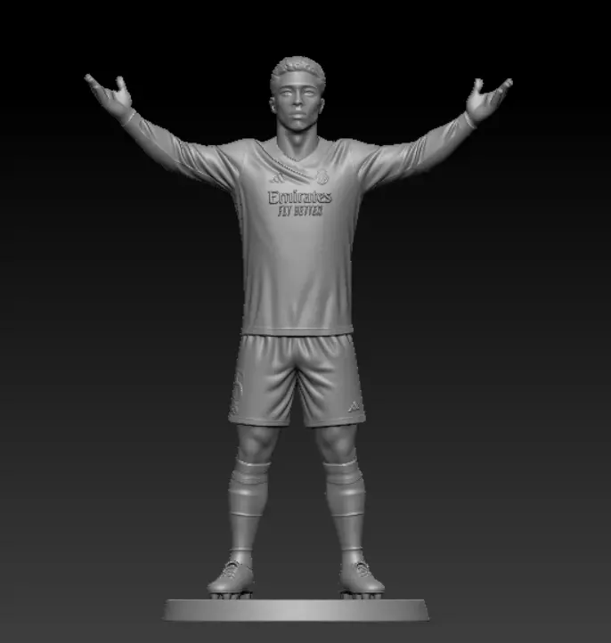 Jude Bellingham Celebration Pose  Football Figure 3D print model_1