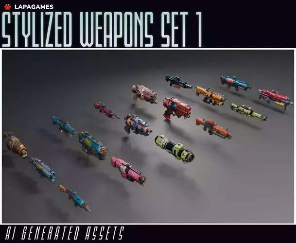Stylized Weapons Set 1