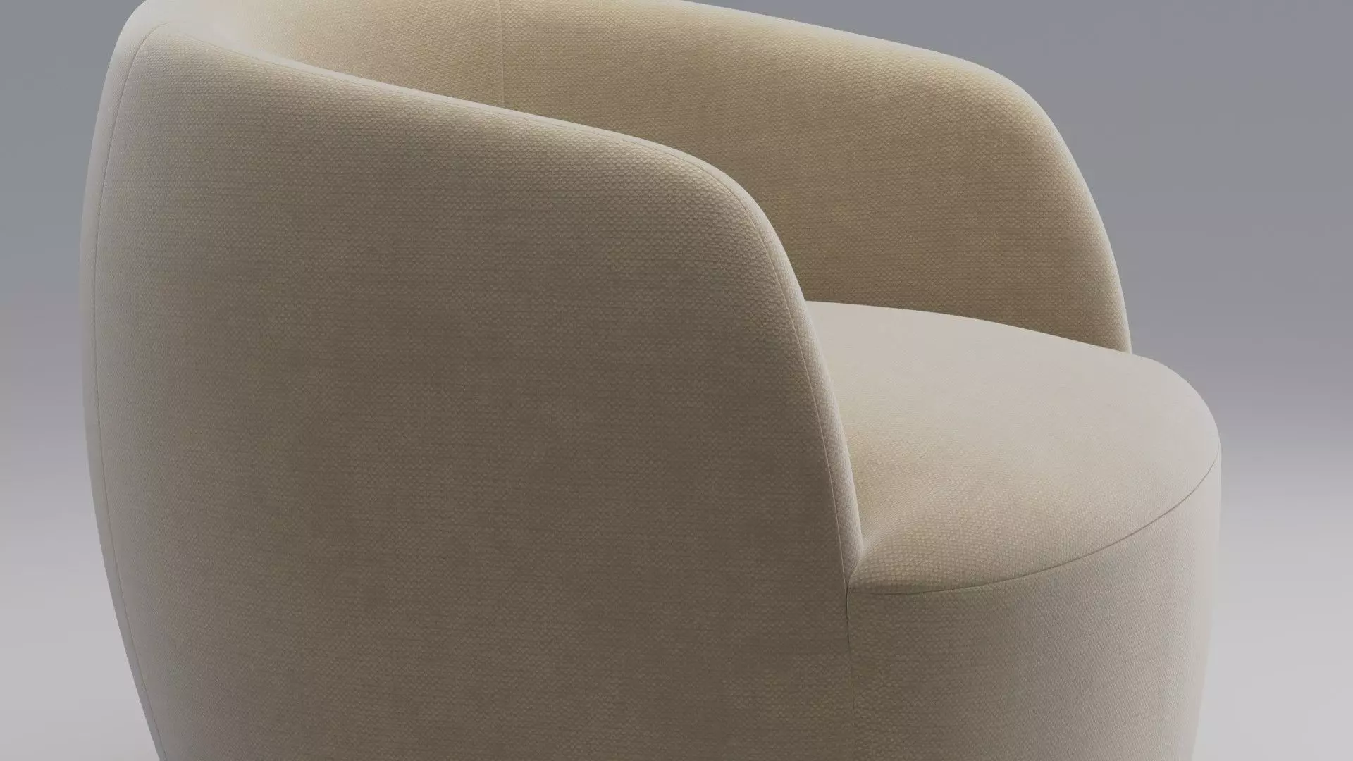 Gwyneth Boucle Chair 3D model_9