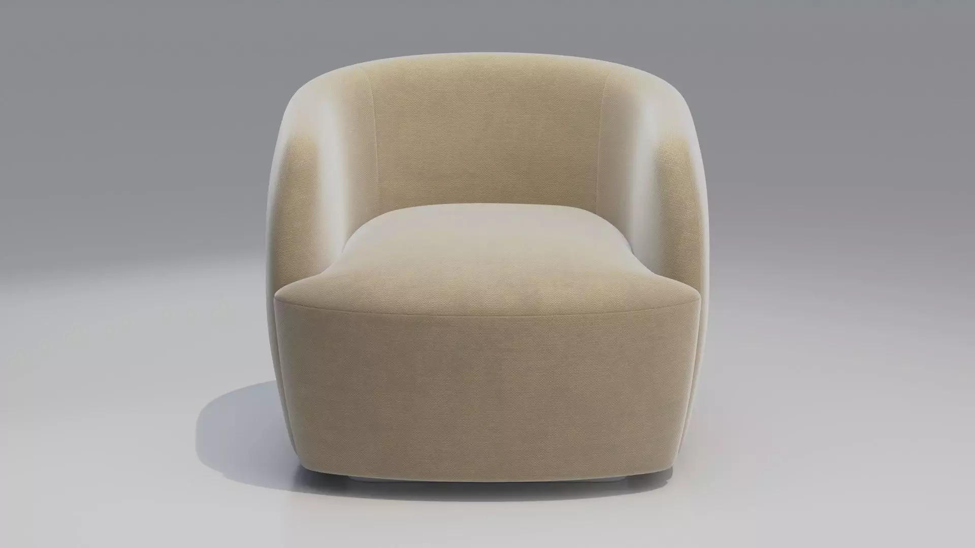Gwyneth Boucle Chair 3D model_6