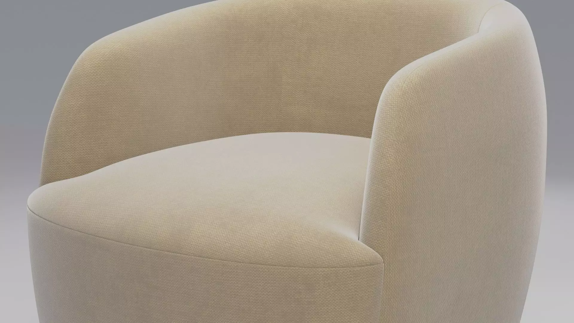 Gwyneth Boucle Chair 3D model_8