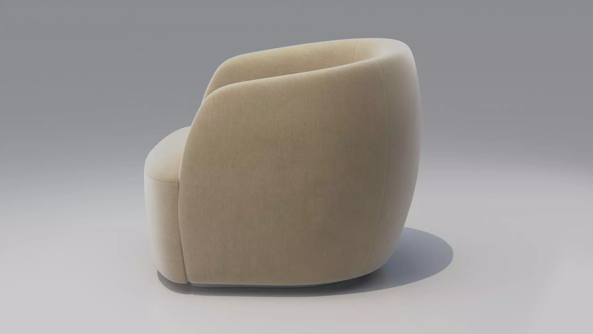 Gwyneth Boucle Chair 3D model_7