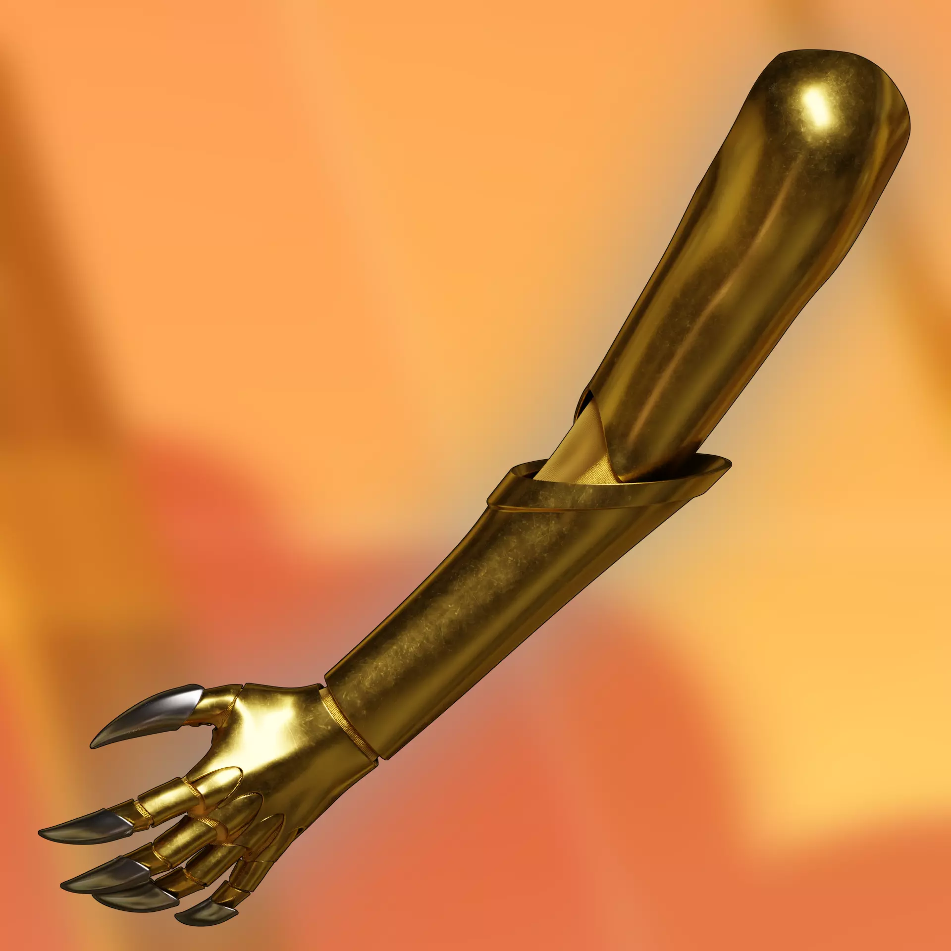 Lute armor arm hazbin hotel season 2 3D print model_4