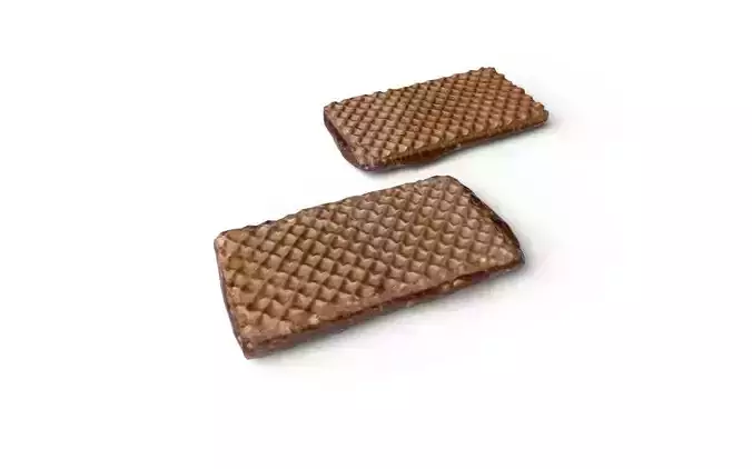 Wafer M01 Low-poly 3D model 6