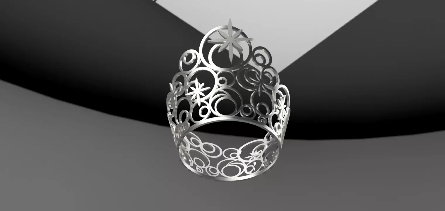 Bubble Crown Wicked Glinda 3D print model_2