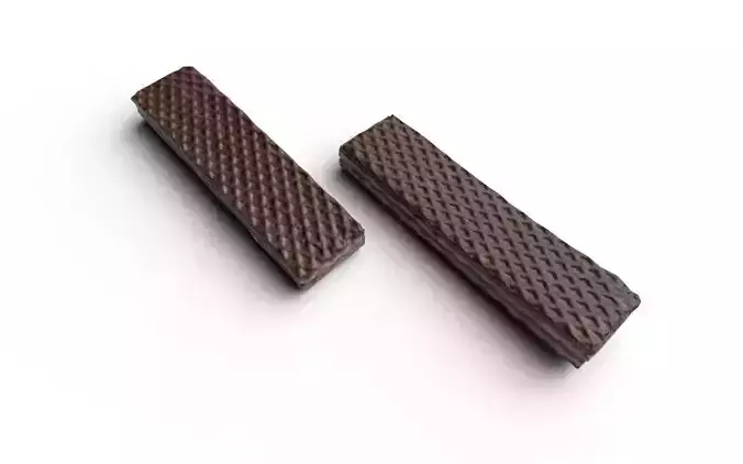 Wafer M02 Low-poly 3D model 5