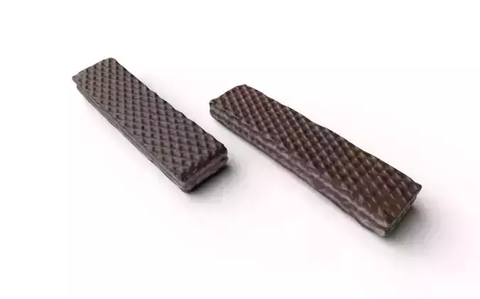 Wafer M02 Low-poly 3D model