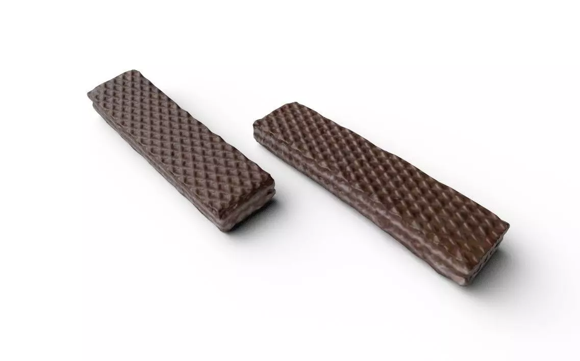 Wafer M02 Low-poly 3D model_0