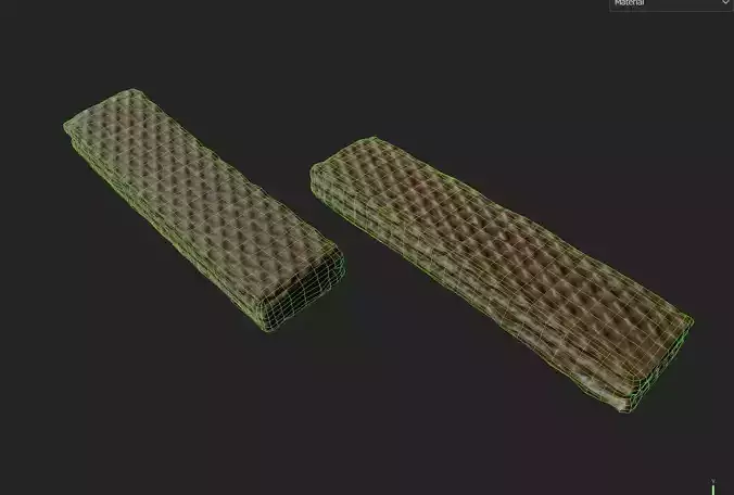 Wafer M02 Low-poly 3D model 2