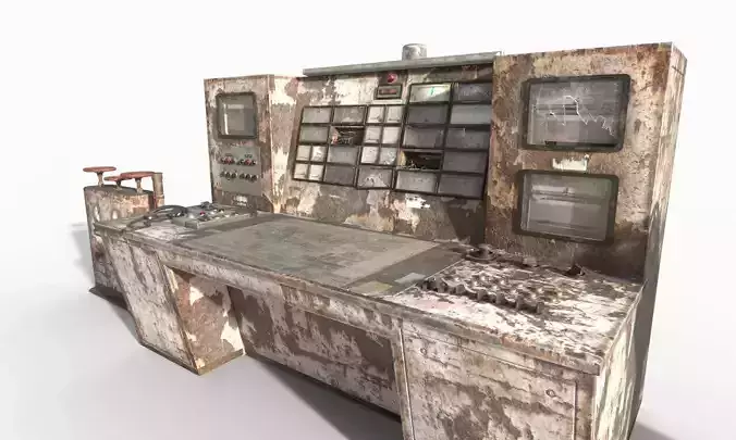 Abandoned  Powerplant Control Panel Group