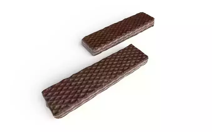 Wafer M04 Low-poly 3D model 6