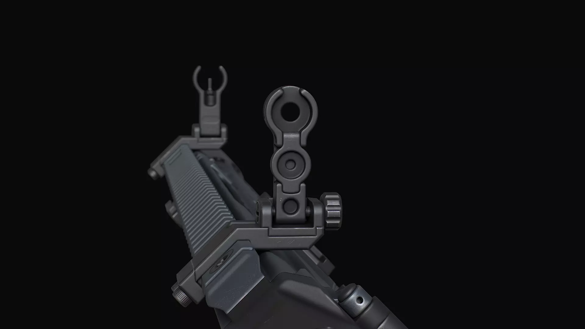 HK Iron sights Low-poly 3D model_12