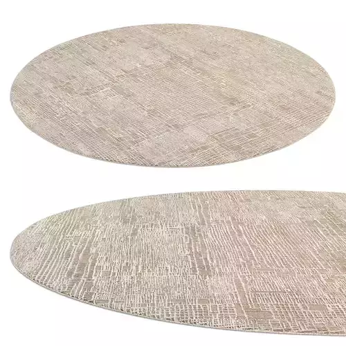 Carto Rug Wheat round