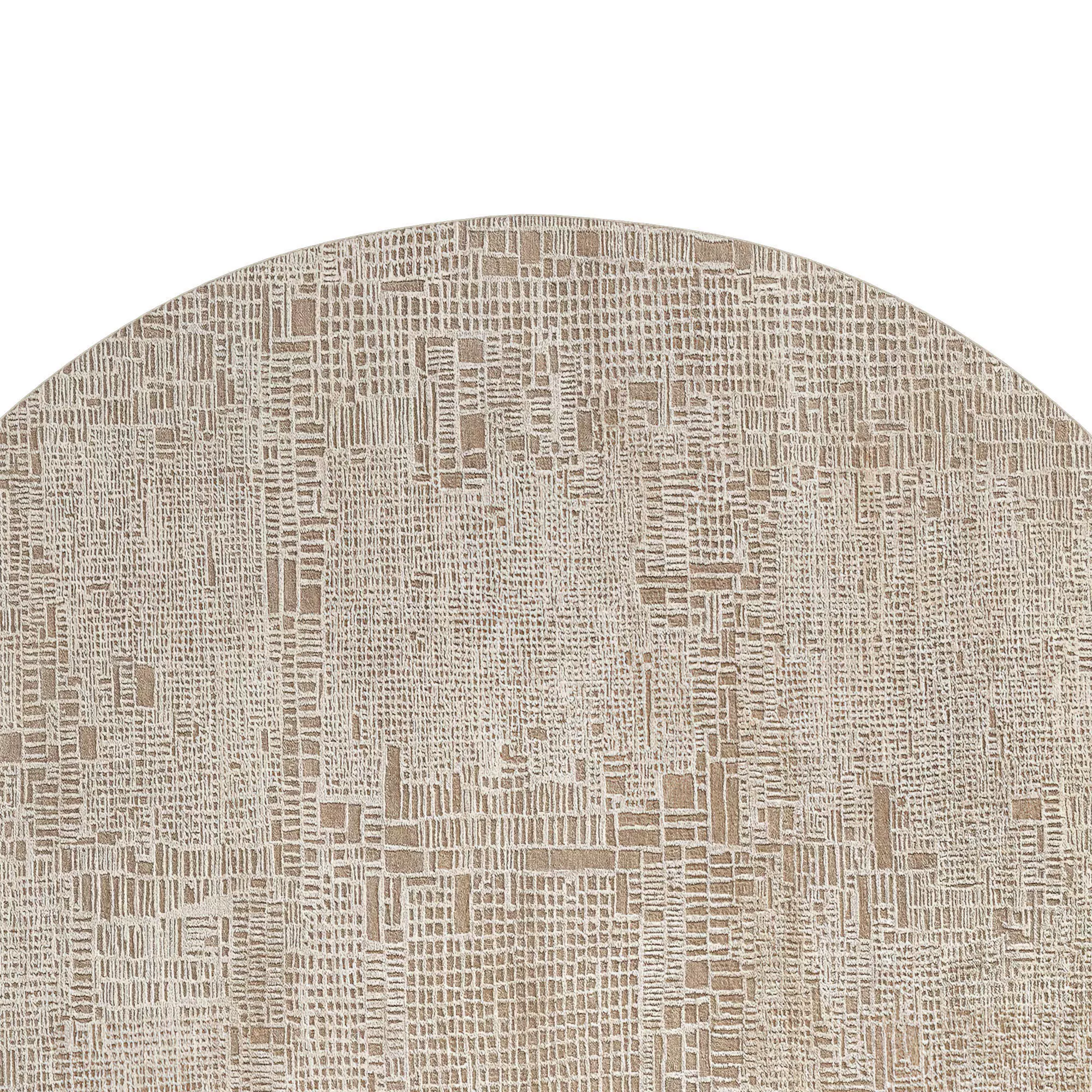 Carto Rug Wheat round 3D model_4