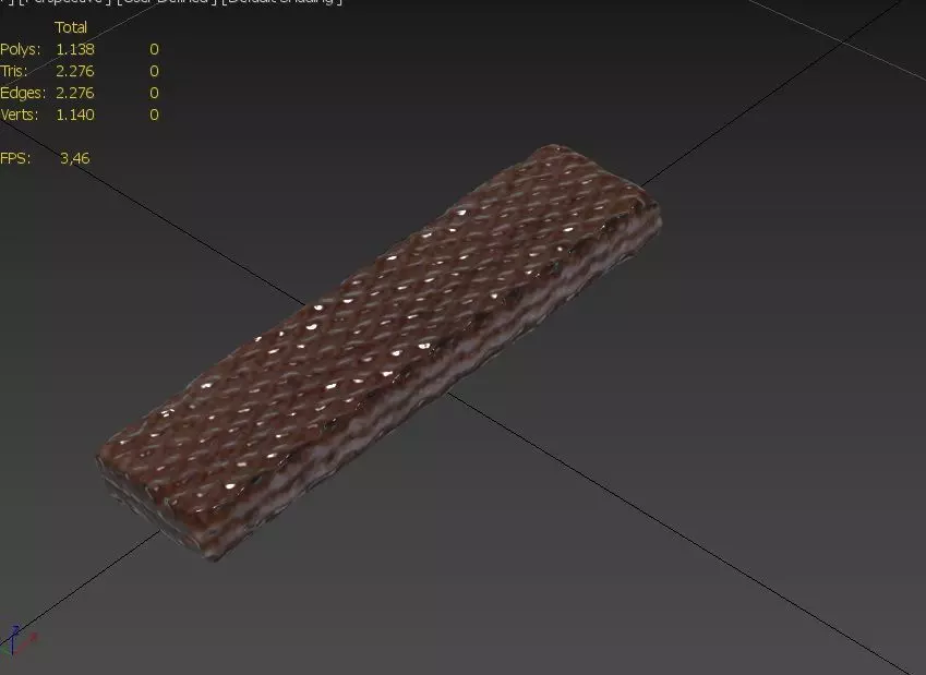 Wafer M05 Low-poly 3D model_2