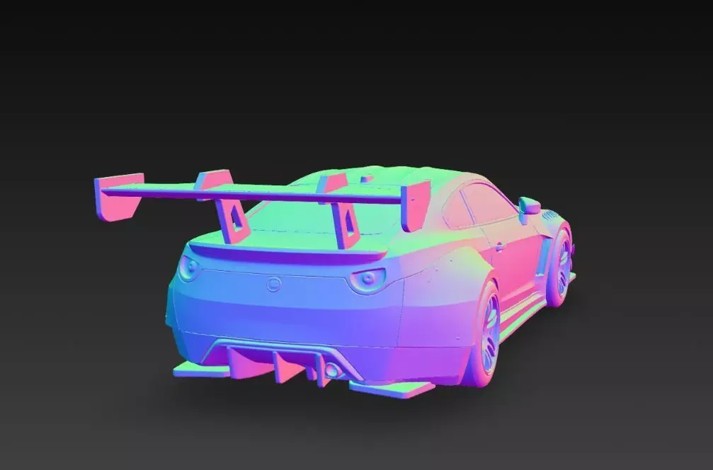 Track Ready Widebody Concept Coupe 3D print model_31