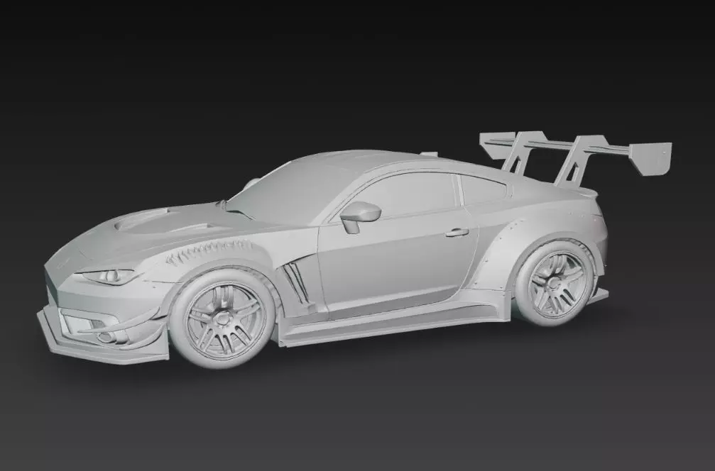 Track Ready Widebody Concept Coupe 3D print model_18