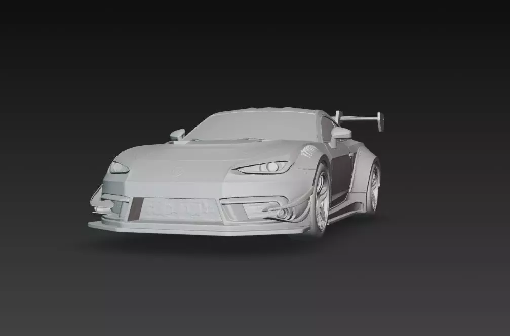 Track Ready Widebody Concept Coupe 3D print model_5