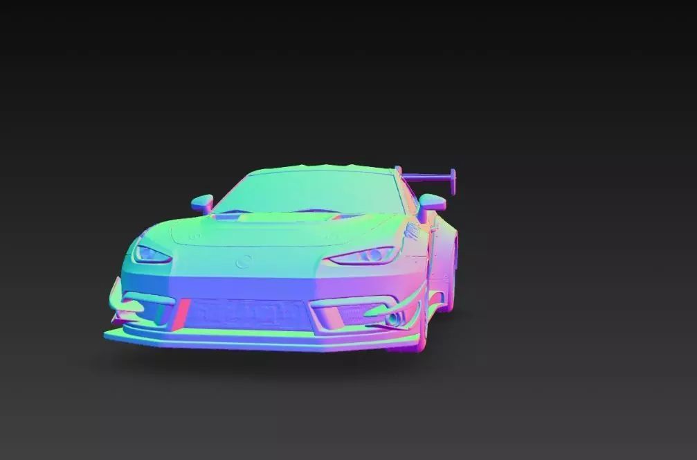 Track Ready Widebody Concept Coupe 3D print model_24