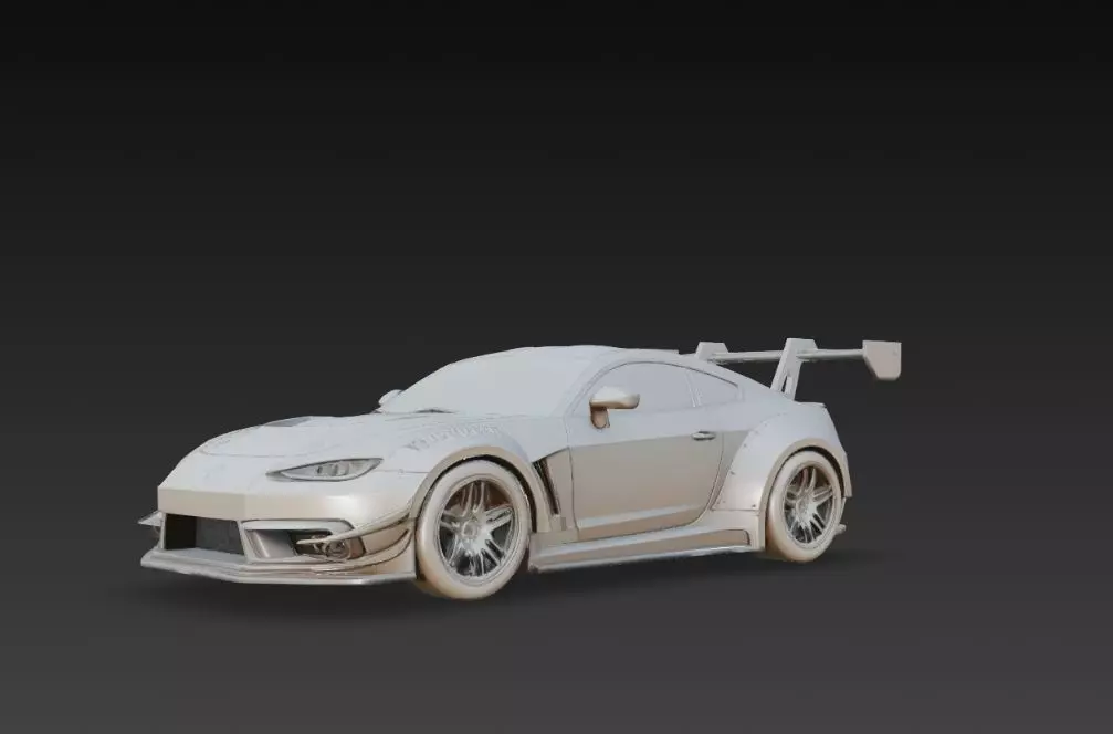 Track Ready Widebody Concept Coupe 3D print model_3