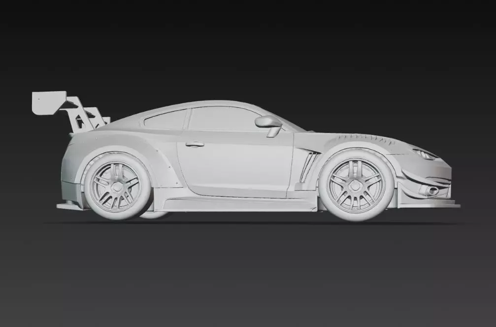 Track Ready Widebody Concept Coupe 3D print model_9