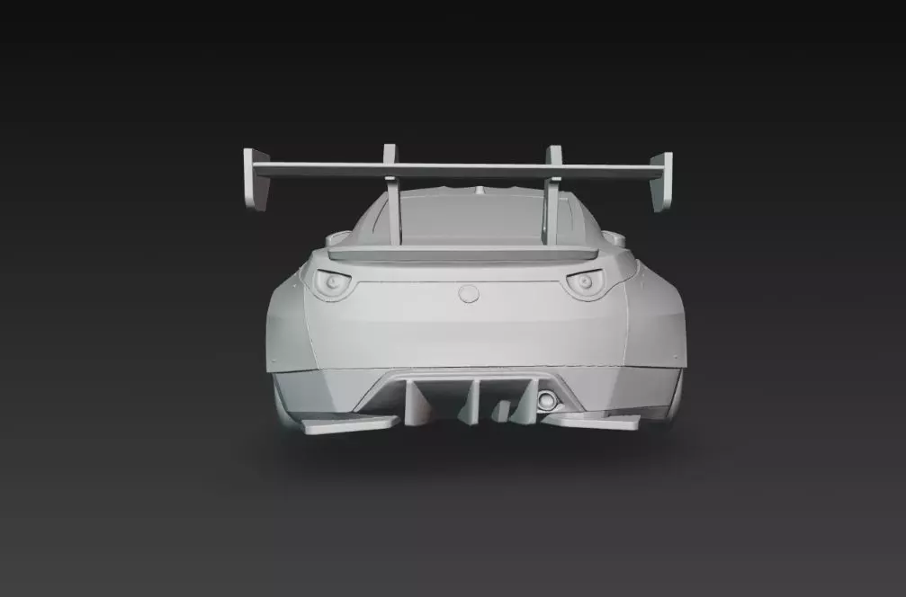 Track Ready Widebody Concept Coupe 3D print model_14