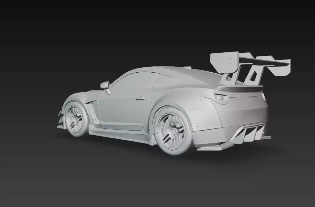 Track Ready Widebody Concept Coupe 3D print model_16