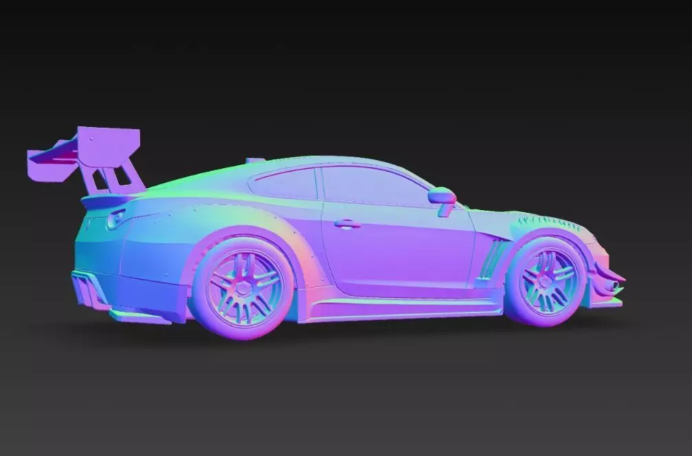 Track Ready Widebody Concept Coupe 3D print model_29