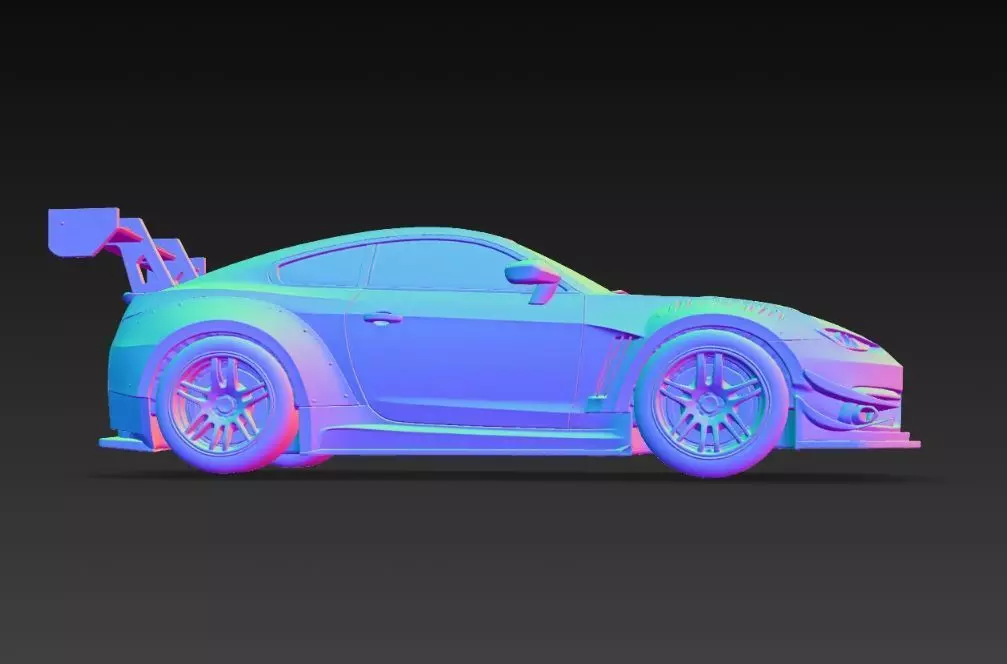 Track Ready Widebody Concept Coupe 3D print model_28
