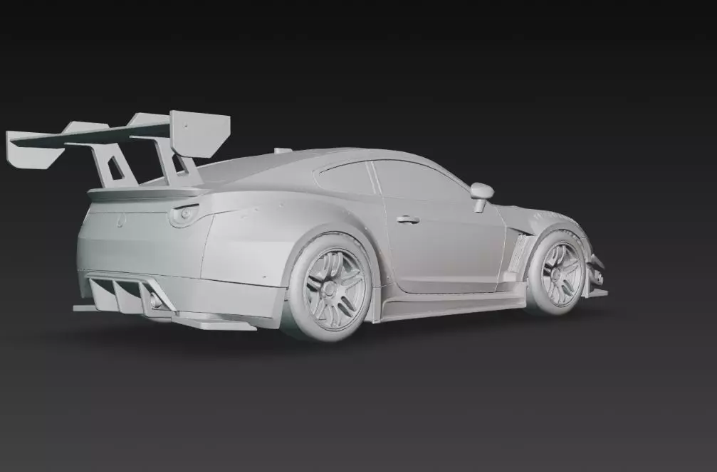 Track Ready Widebody Concept Coupe 3D print model_11