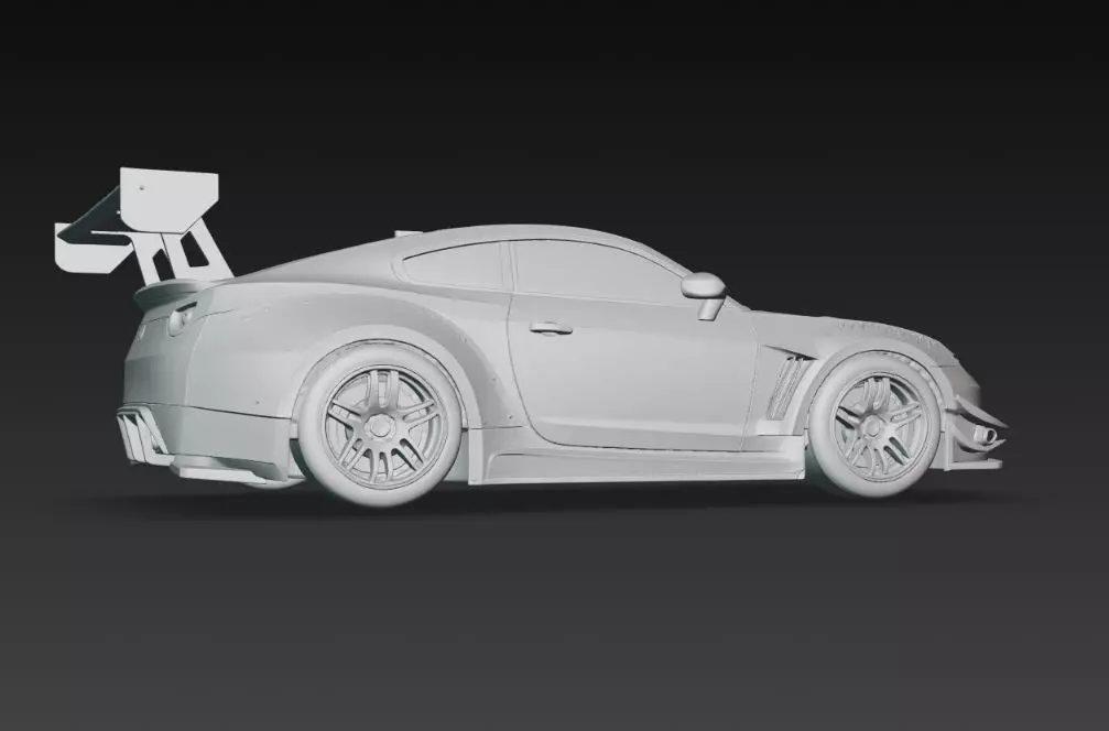 Track Ready Widebody Concept Coupe 3D print model_10