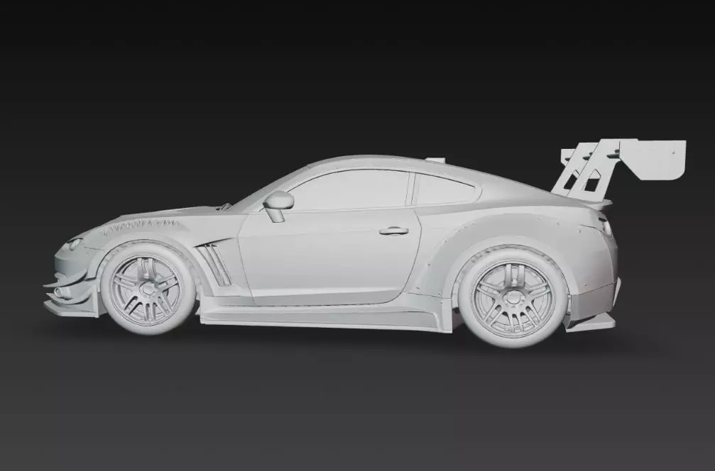 Track Ready Widebody Concept Coupe 3D print model_17