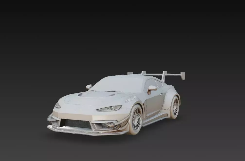 Track Ready Widebody Concept Coupe 3D print model_12