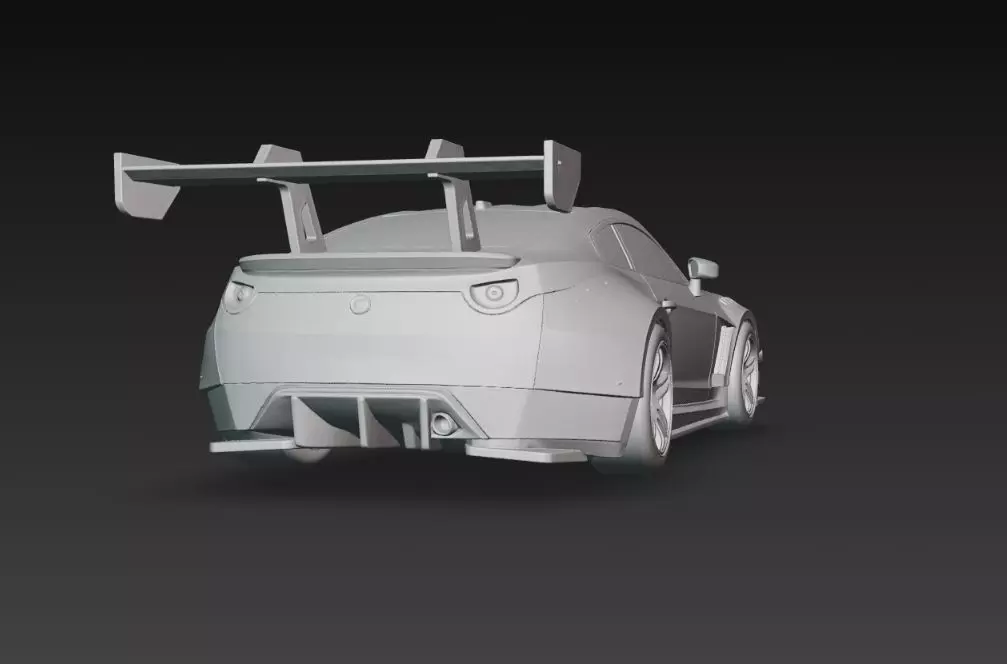 Track Ready Widebody Concept Coupe 3D print model_13