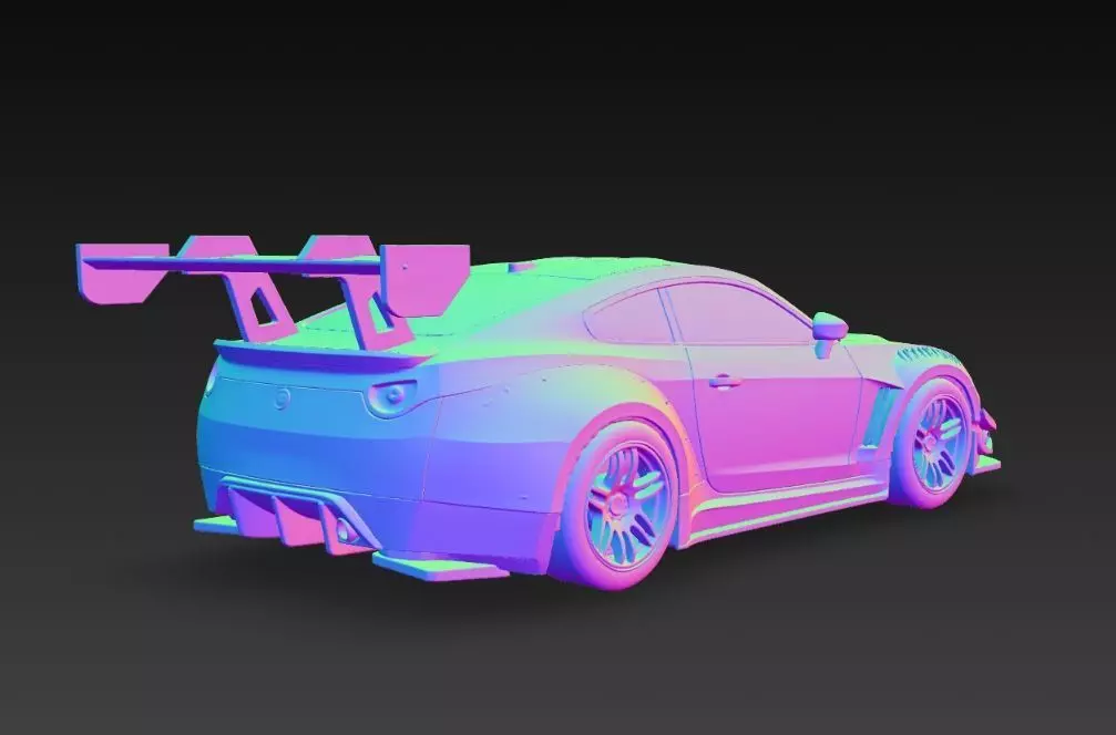 Track Ready Widebody Concept Coupe 3D print model_30