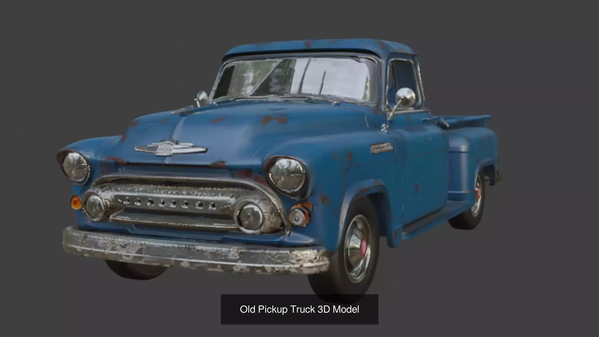 8 Old Scratched Truck 3d Model 3D Model Collection_6