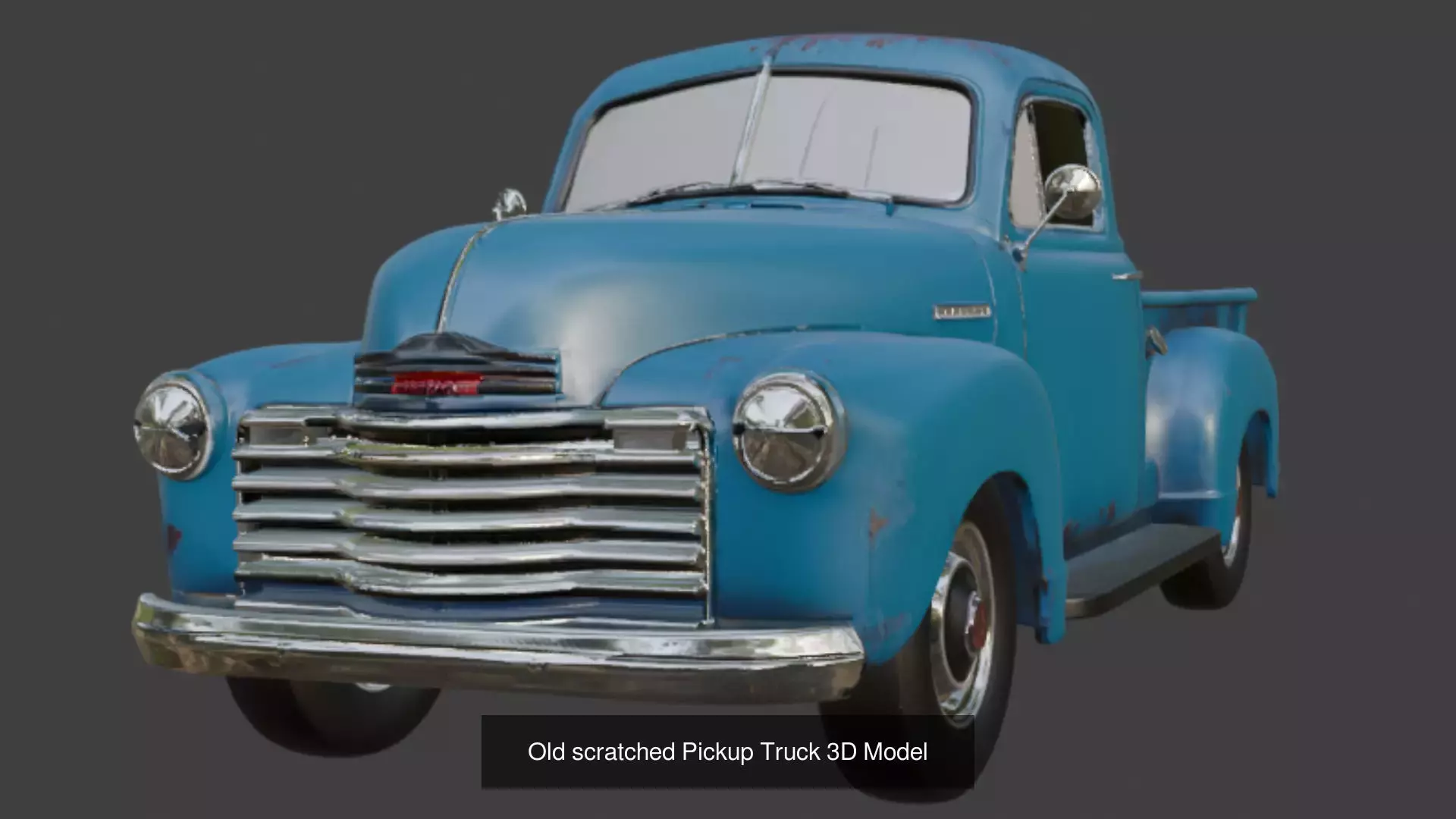 8 Old Scratched Truck 3d Model 3D Model Collection_4