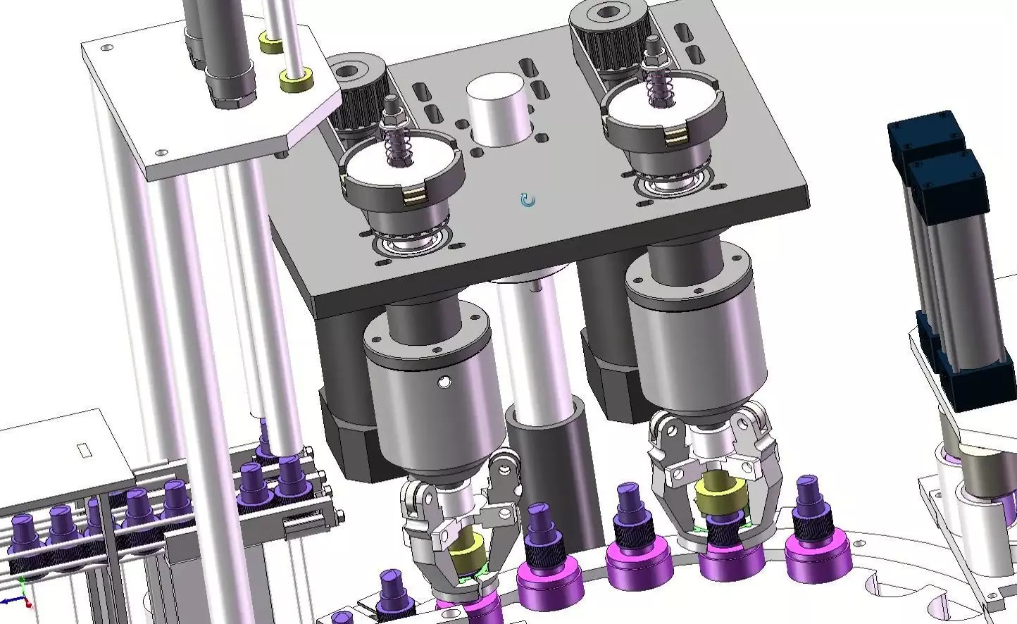 Automatic Aerosol Filling and Capping Production Line 3D model_20
