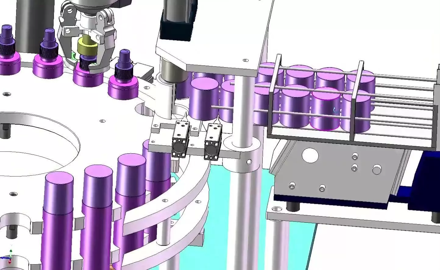 Automatic Aerosol Filling and Capping Production Line 3D model_26