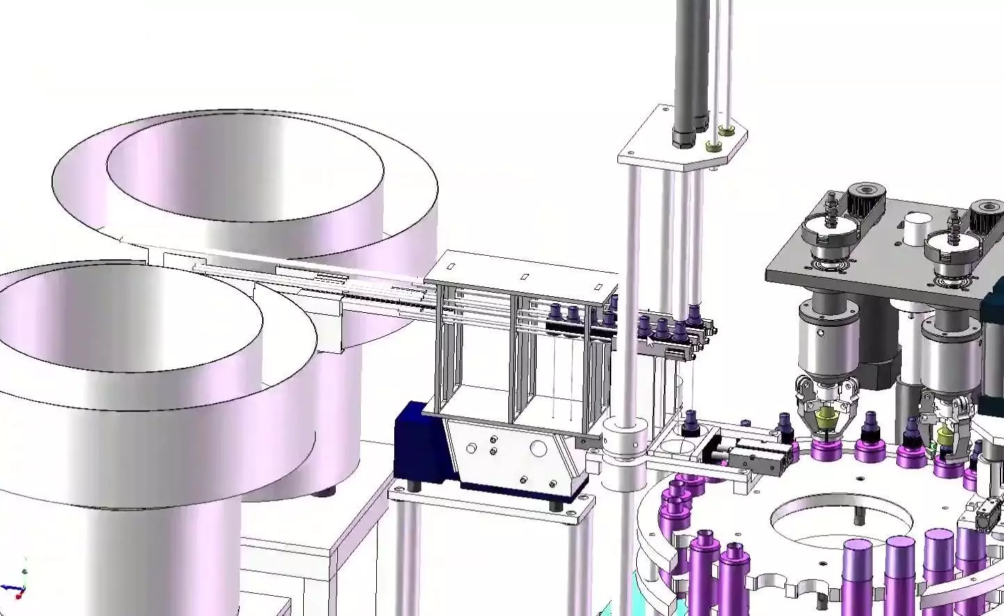 Automatic Aerosol Filling and Capping Production Line 3D model_23