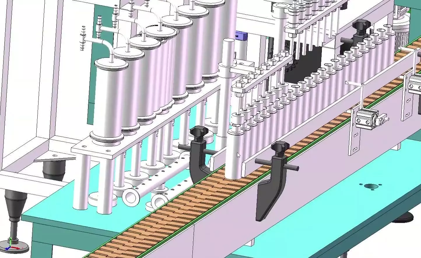 Automatic Aerosol Filling and Capping Production Line 3D model_8