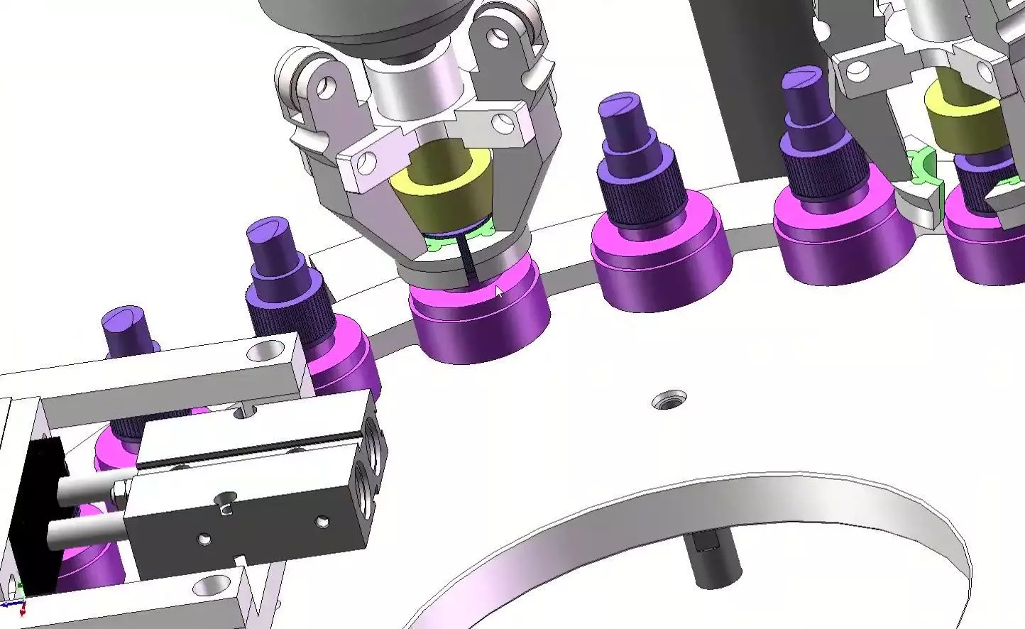 Automatic Aerosol Filling and Capping Production Line 3D model_16