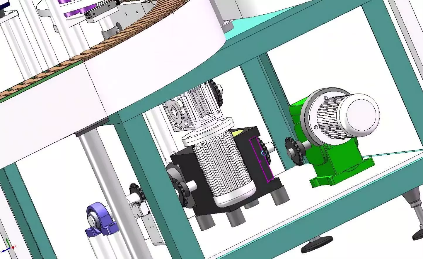 Automatic Aerosol Filling and Capping Production Line 3D model_13