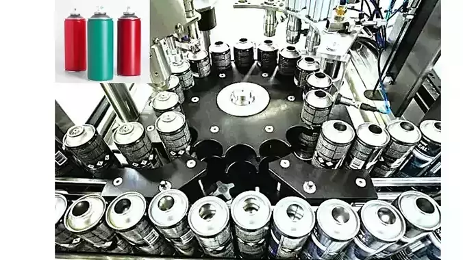 Automatic Aerosol Filling and Capping Production Line