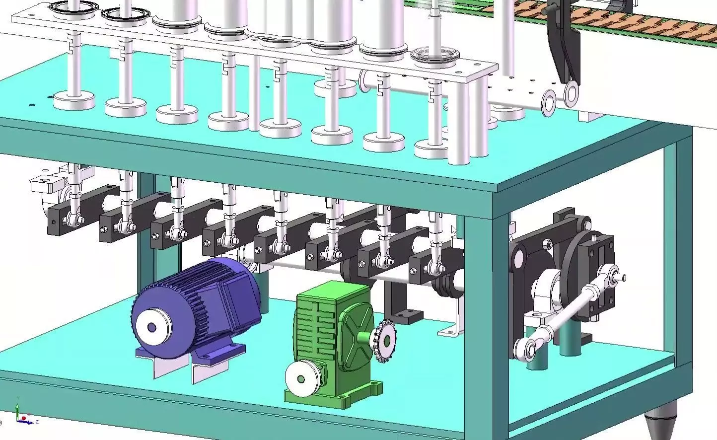 Automatic Aerosol Filling and Capping Production Line 3D model_9