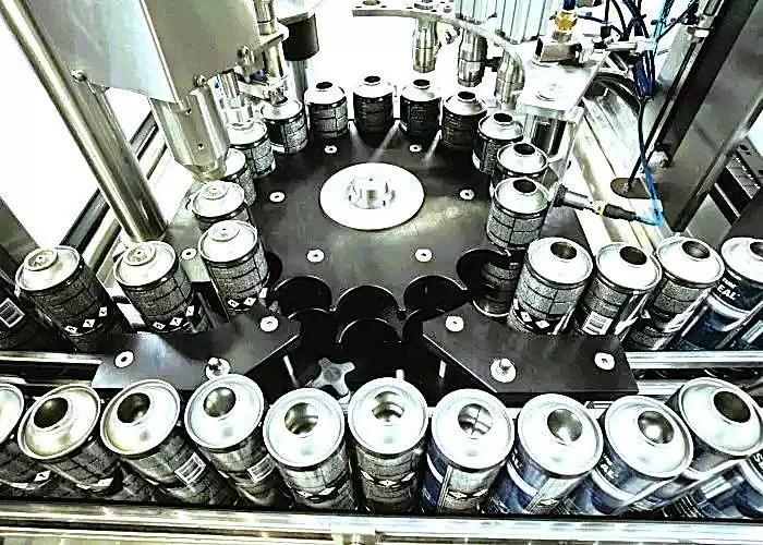 Automatic Aerosol Filling and Capping Production Line 3D model_17